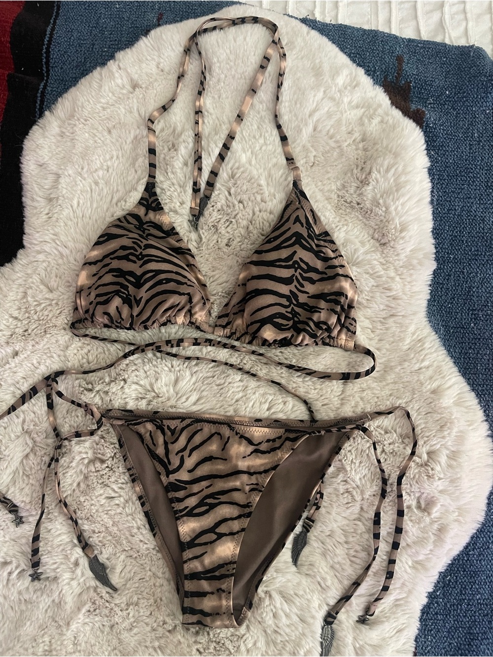 H&M Tiger Print Bikini